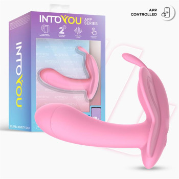 Wingy Butterfly Vibrator with App Pink