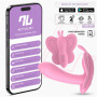 Wingy Butterfly Vibrator with App Pink