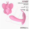 Wingy Butterfly Vibrator with App Pink