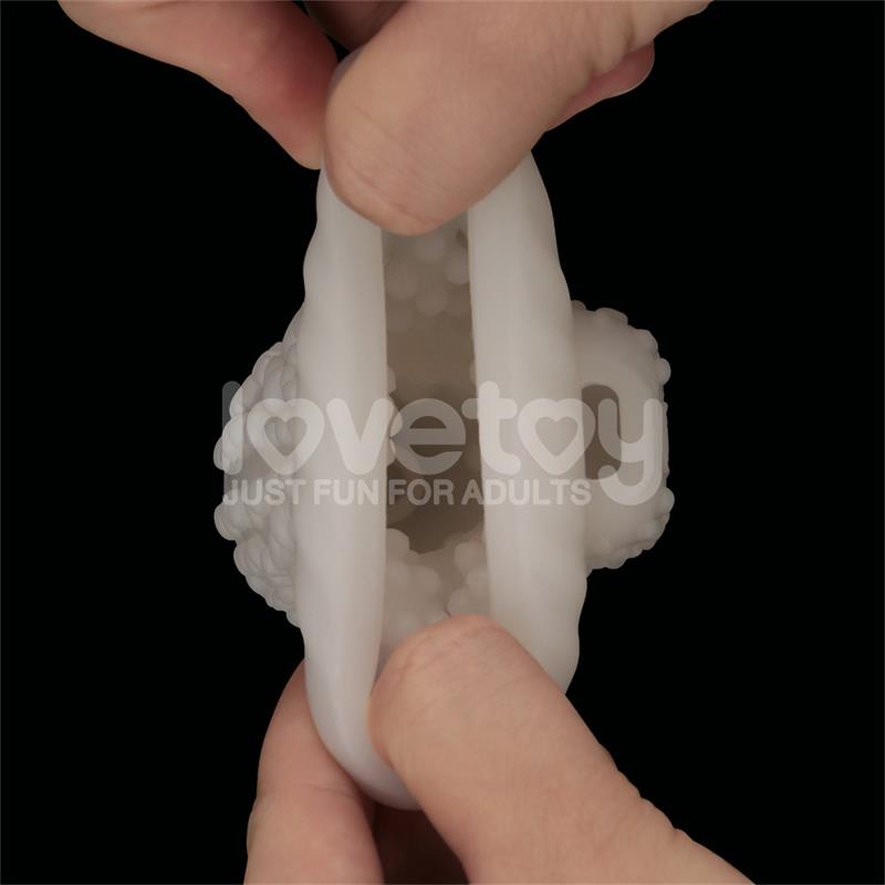 Knights Ring Vibrating Dual Purpose Sleeve Drip