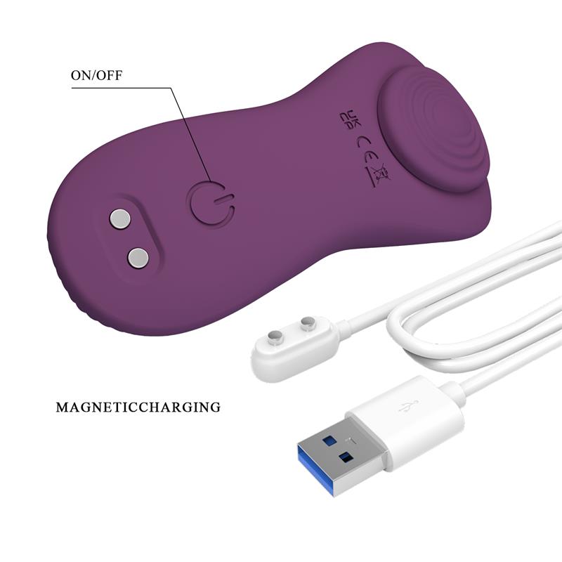 Mane Panty Vibrator with App Purple