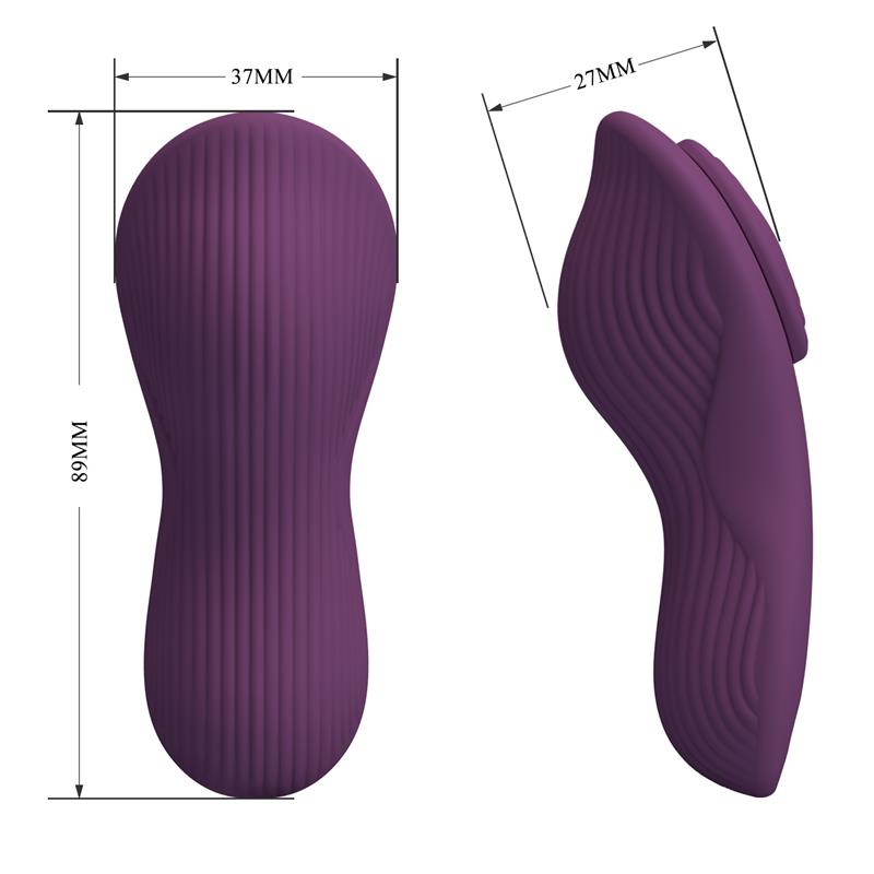 Mane Panty Vibrator with App Purple