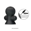 Nipple Sucker with Vibration Black