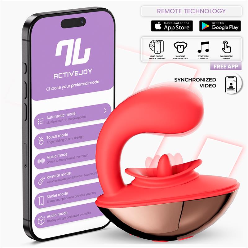 Rondy Vibrating and Licking Tongue Stimulator with App