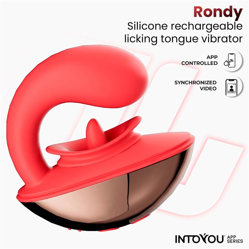 Rondy Vibrating and Licking Tongue Stimulator with App