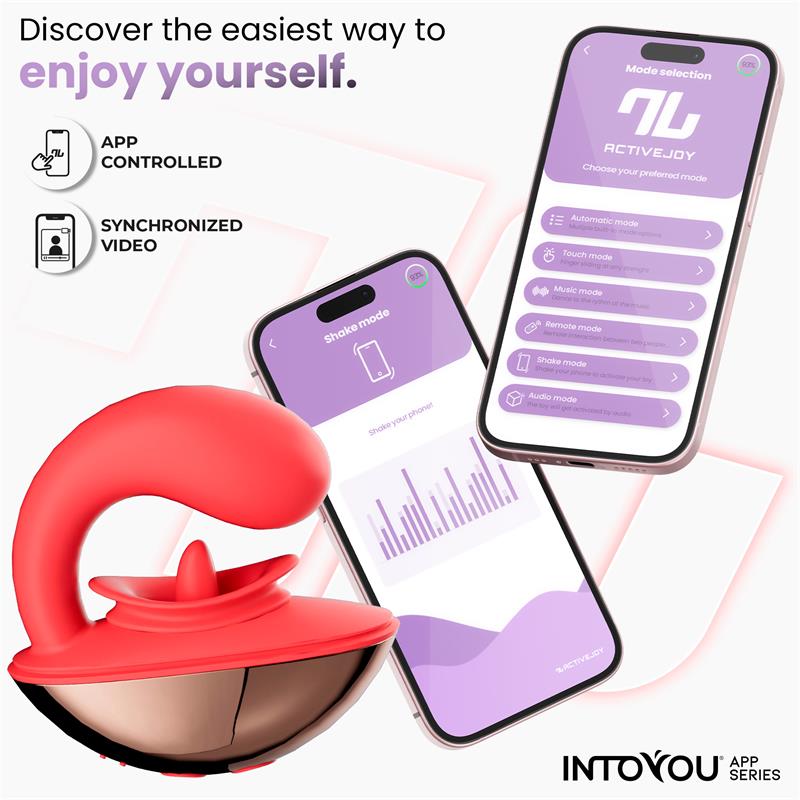 Rondy Vibrating and Licking Tongue Stimulator with App