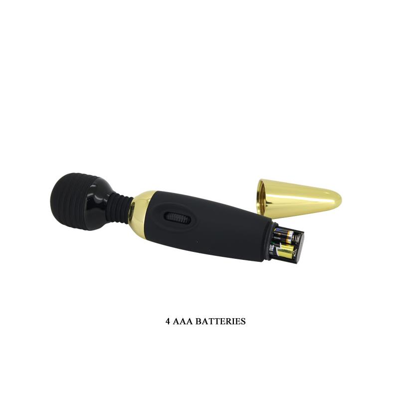 Pretty Love Massager Power Wand Black and Gold
