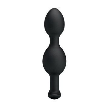 Pretty Love Silicone Anal Balls Black
