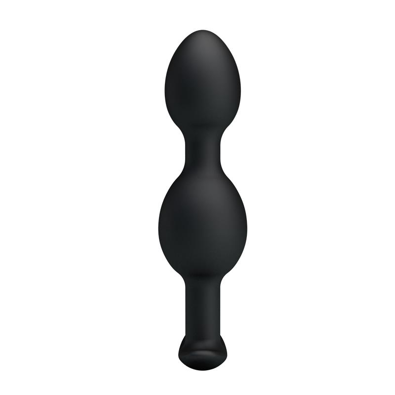 Pretty Love Silicone Anal Balls Black