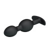 Pretty Love Silicone Anal Balls Black