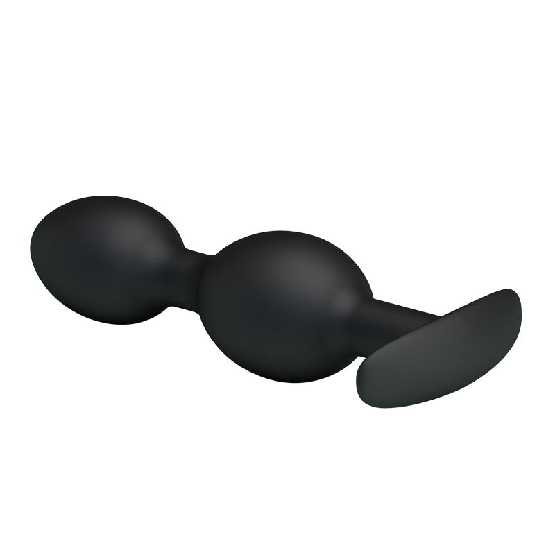 Pretty Love Silicone Anal Balls Black