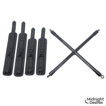 Rigid Crossed Bar with Cuffs