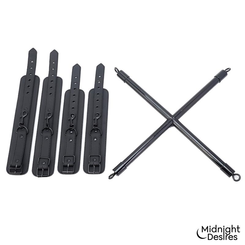 Rigid Crossed Bar with Cuffs