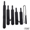 Restraint Set with Collar with Leash and Cuffs