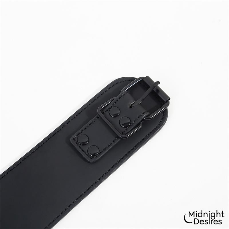 Restraint Set with Collar with Leash and Cuffs