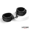 Behind back neck to wrist restraints