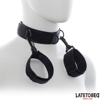 Collar with Wrist Restraints Nylon