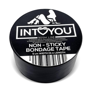Bondage Tape Non-Sticky Black 15 meters
