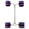 Spreader Bar with Detachable 4 Cuffs Purple