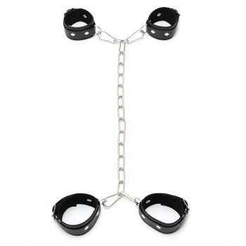 Cuffs  with Metal Chain Adjustable