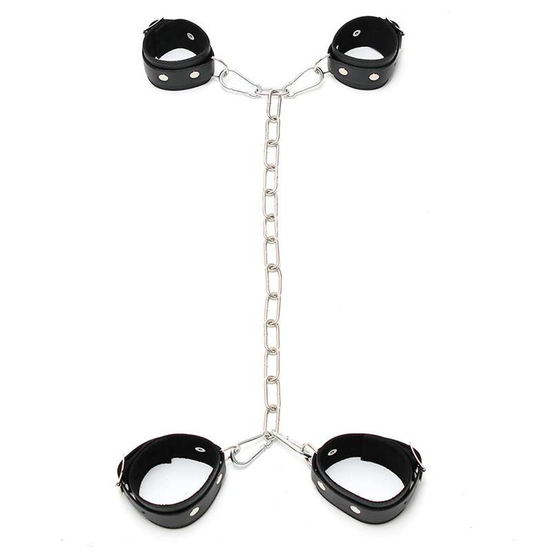 Cuffs  with Metal Chain Adjustable