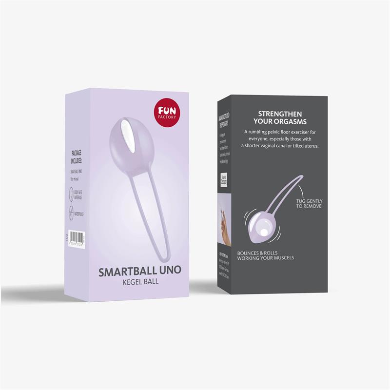 Smartball uno Kegel Ball White/Pastel Lilac