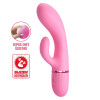 Marski Vibrator with Rabbit G Spot Pink