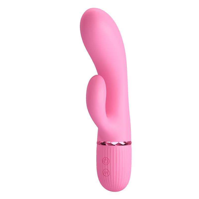 Marski Vibrator with Rabbit G Spot Pink