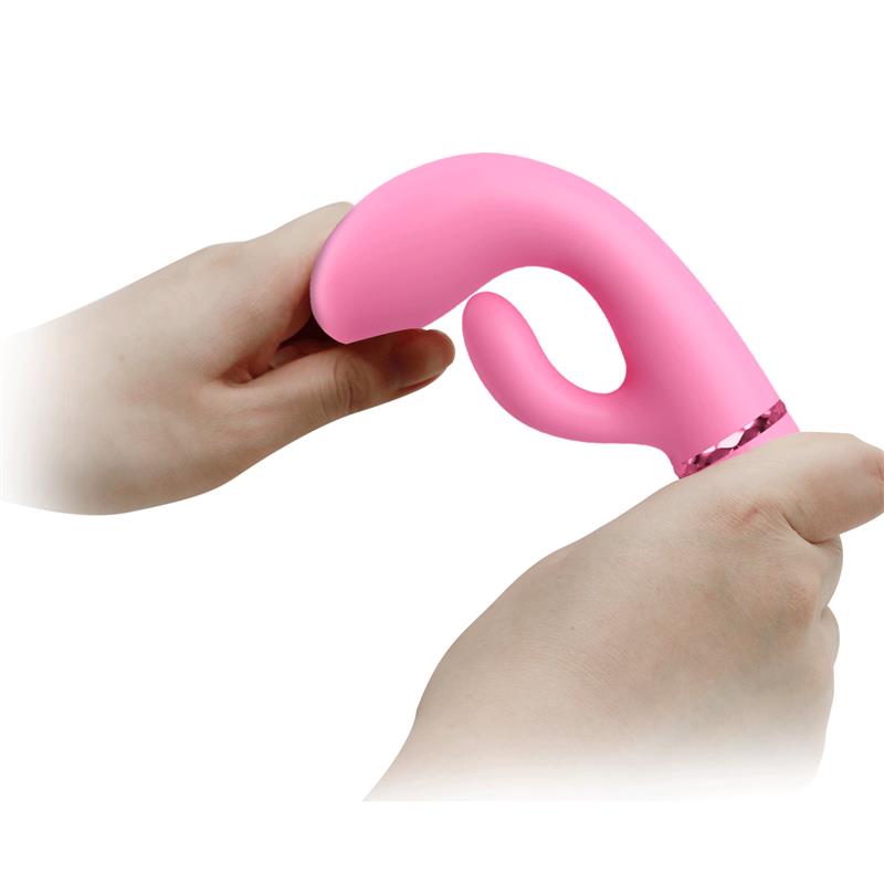 Marski Vibrator with Rabbit G Spot Pink
