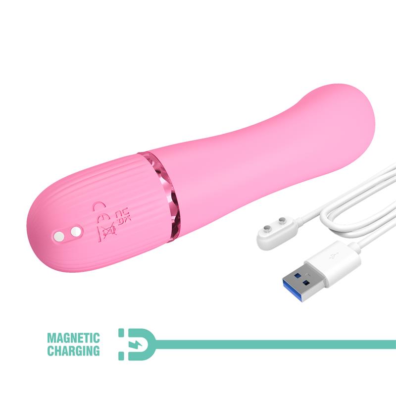 Marski Vibrator with Rabbit G Spot Pink
