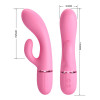 Marski Vibrator with Rabbit G Spot Pink
