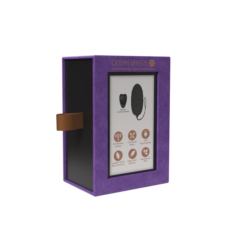 Vibrating Egg with Remote Control Ocean Breeze 2.0 Purple