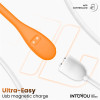 Logan Vibrating Egg with App Unibody Silicone Orange