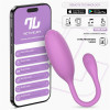 Logan Vibrating Egg with App Unibody Silicone Purple