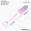Vibrating Egg Double Layer Silicone with APP Blue/Pink