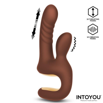 Mocca Thrusting Vibrator with Ergonomic Grip USB
