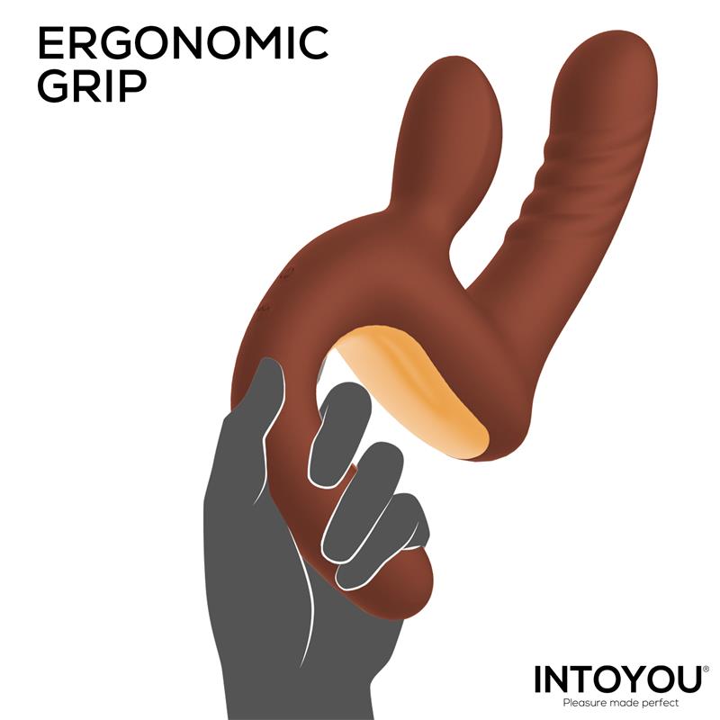 Mocca Thrusting Vibrator with Ergonomic Grip USB