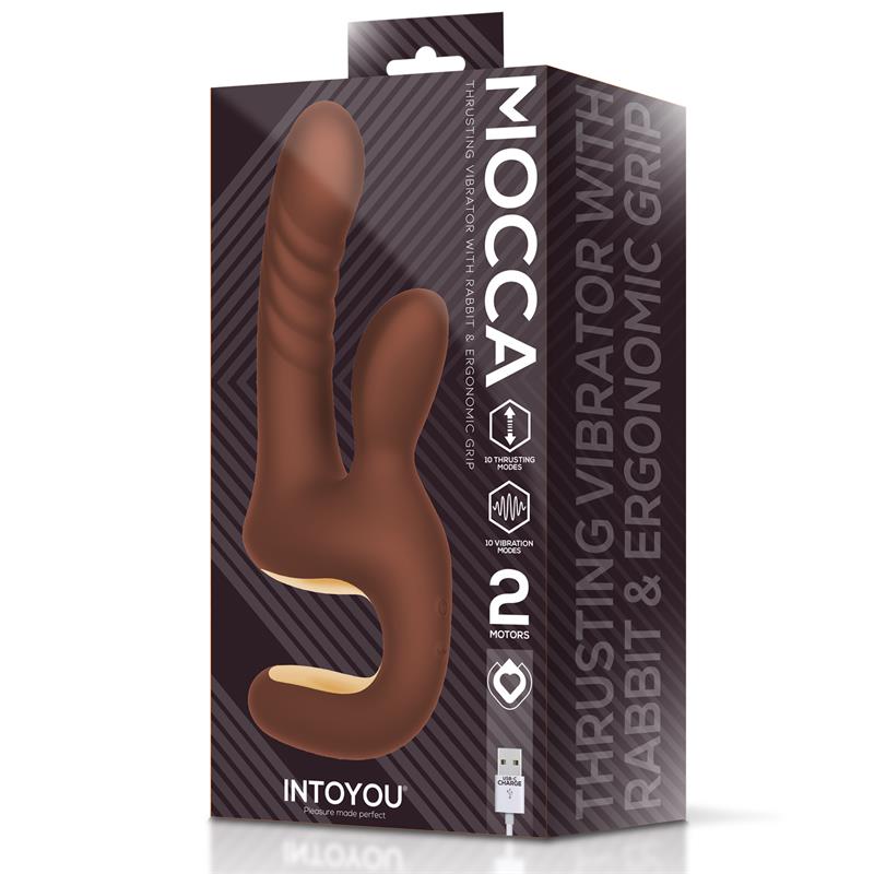 Mocca Thrusting Vibrator with Ergonomic Grip USB