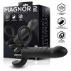 Magnor Dildo with Double Ring and Balls Stimulator