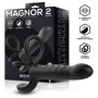 Magnor Dildo with Double Ring and Balls Stimulator