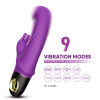 360? Rotation Rabbit Vibrator Purple
