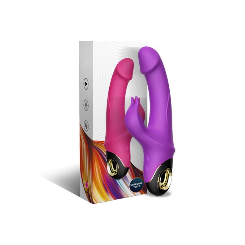 360? Rotation Rabbit Vibrator Purple