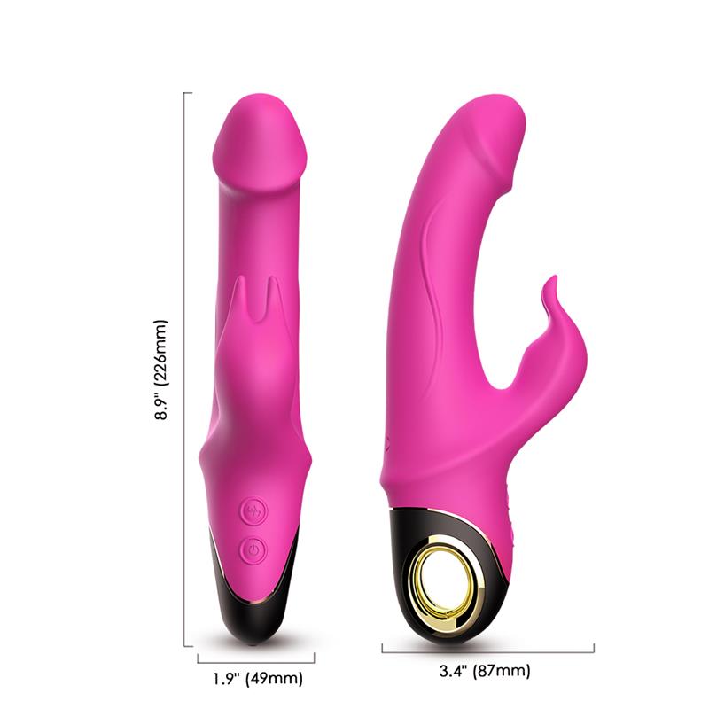 360? Rotation Rabbit vibrator Pink