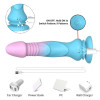 Dildo with Thrusting and Vibration with Suction Cup