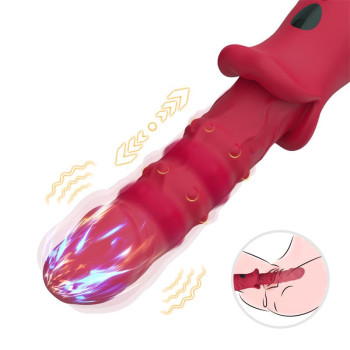 Vibrator with Heating and Vertical Movement