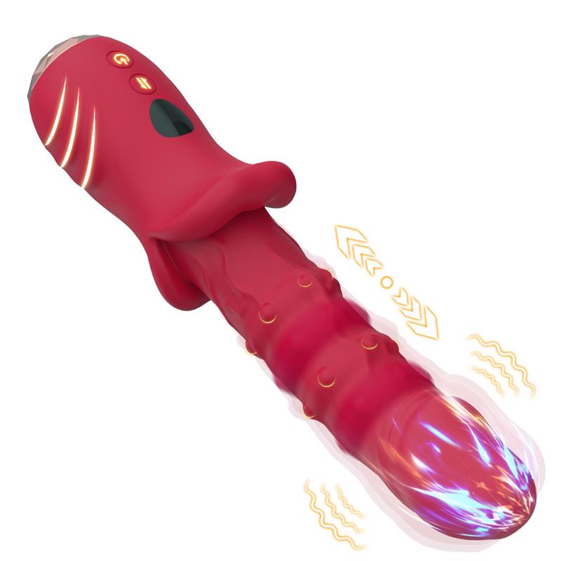 Vibrator with Heating and Vertical Movement