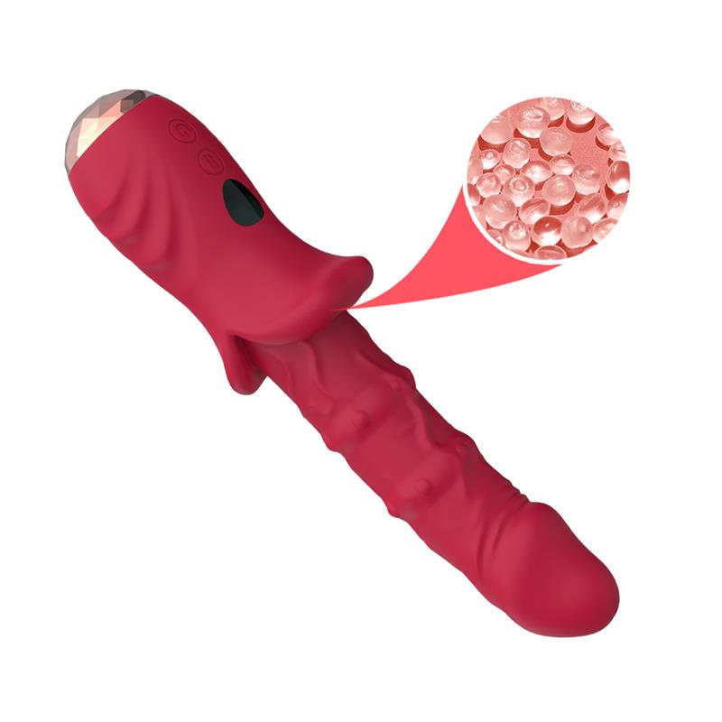 Vibrator with Heating and Vertical Movement