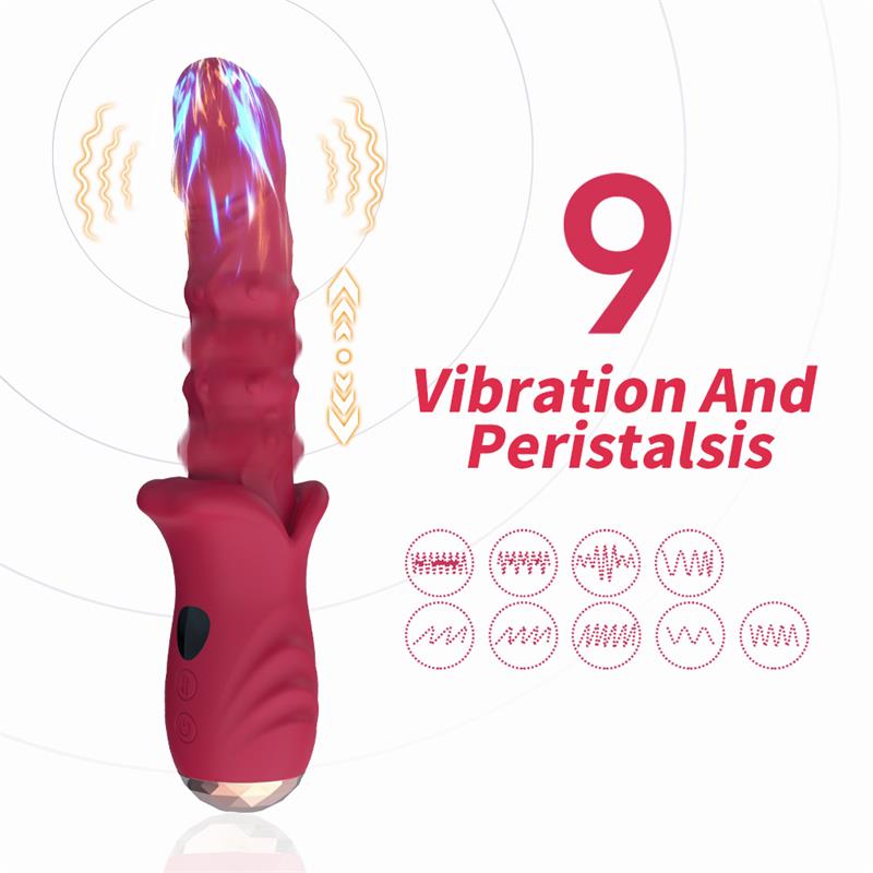 Vibrator with Heating and Vertical Movement