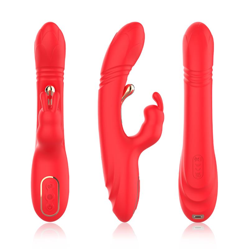 Thrusting Rabbit Tickler Vibrator