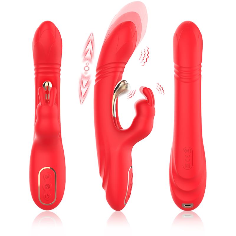 Thrusting Rabbit Tickler Vibrator